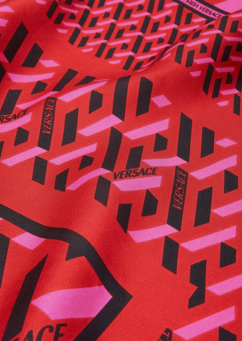 VERSACE La Greca Silk Foulard outlook