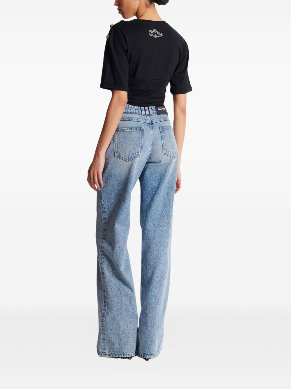 faded-wash jeans - 4