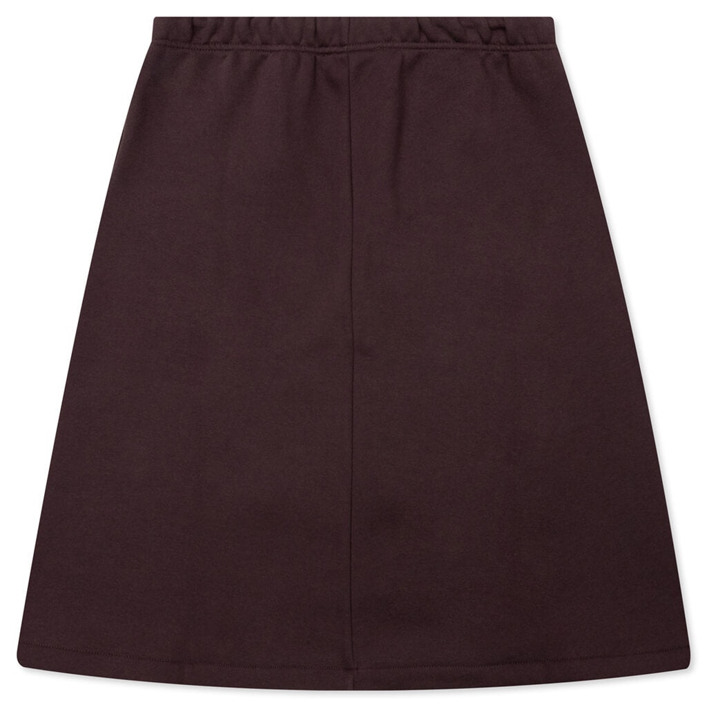 WOMEN'S MIDLENGTH SKIRT - PLUM - 2