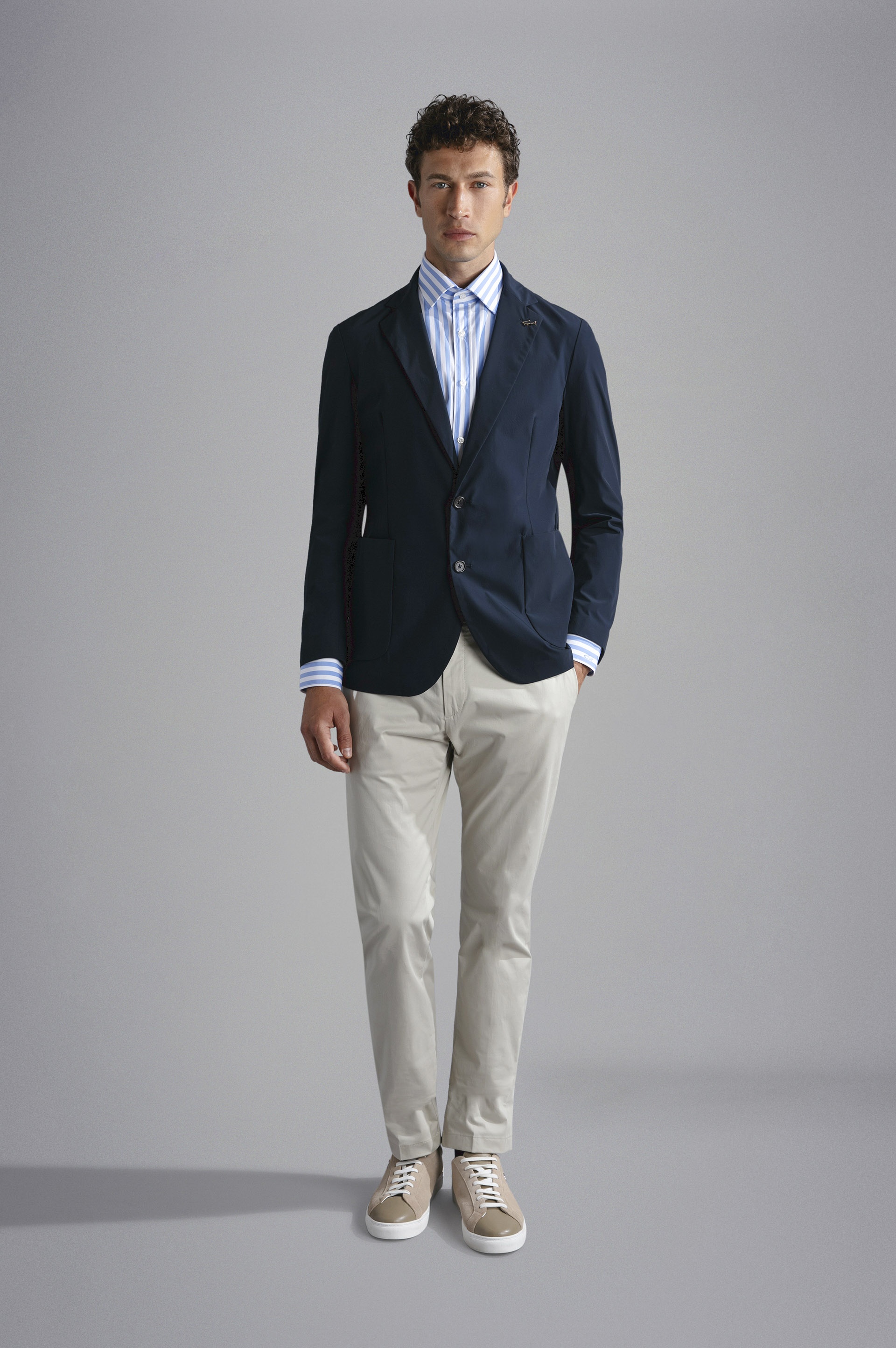 STRETCH NYLON BLAZER - 2