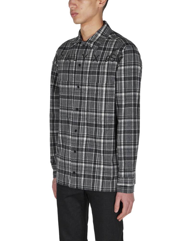 PLAID LOGO SHIRT 3