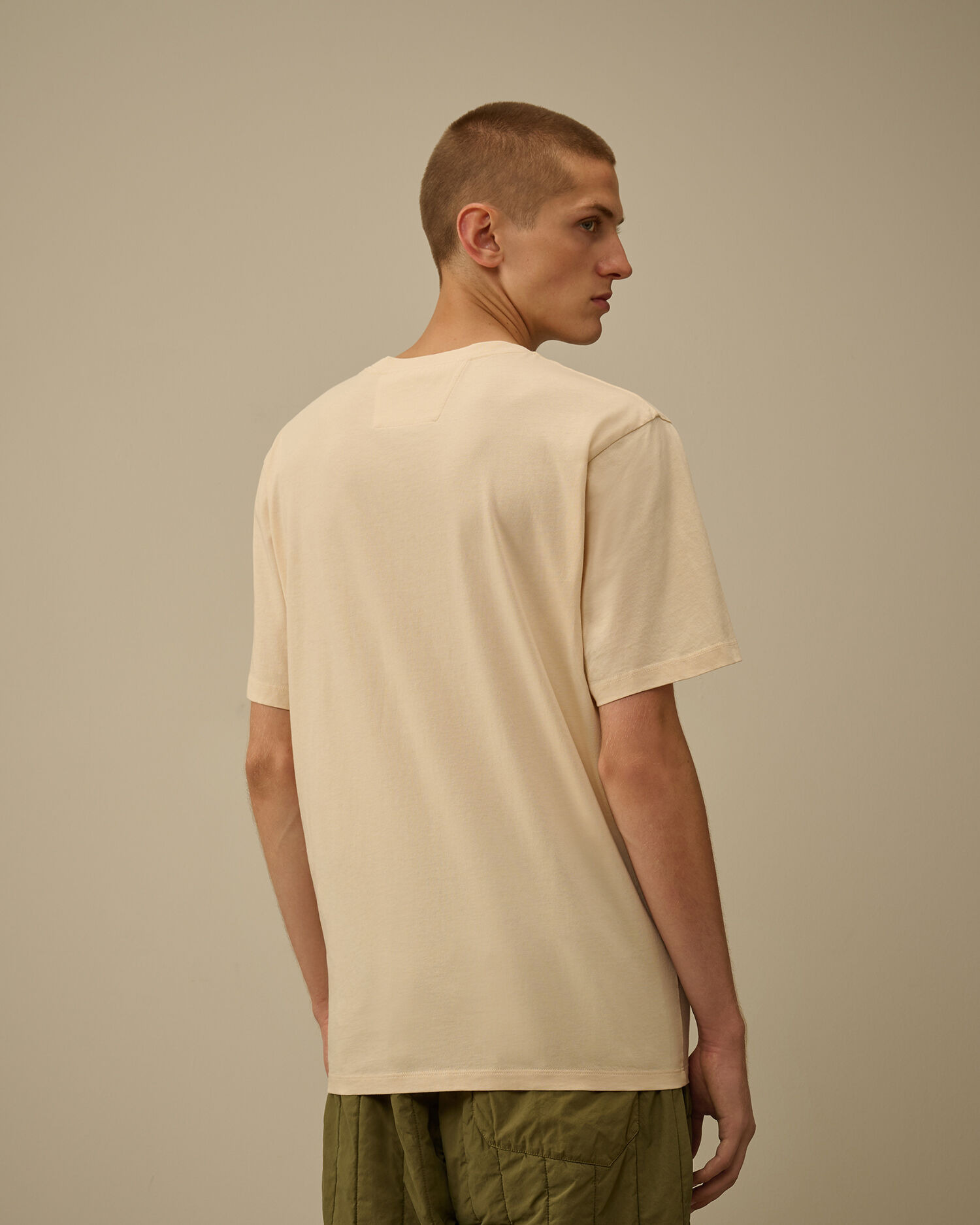 30/1 Jersey Short Sleeve Logo Label T-Shirt - 4