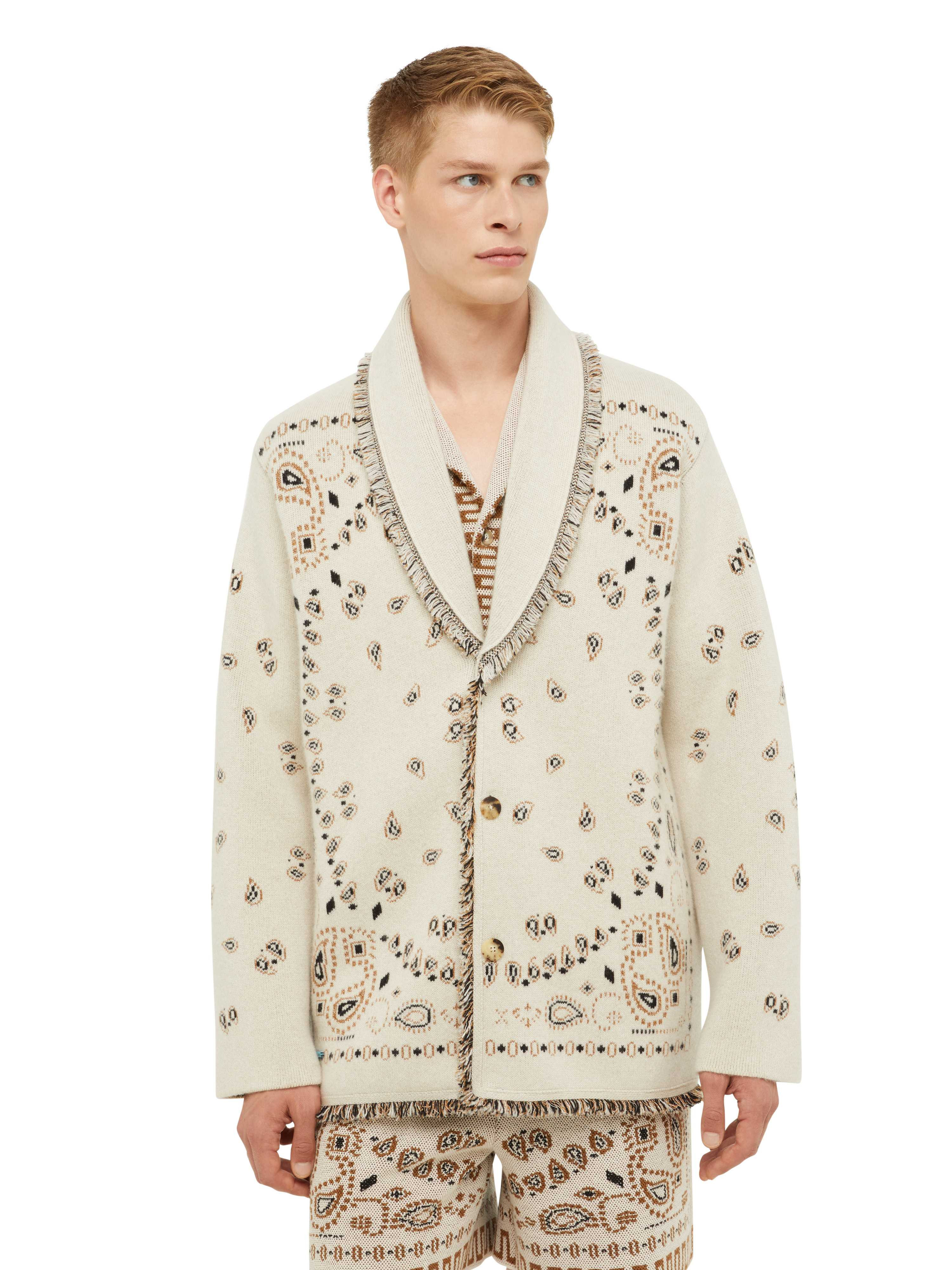 Bandana Jacquard Cardigan - 7