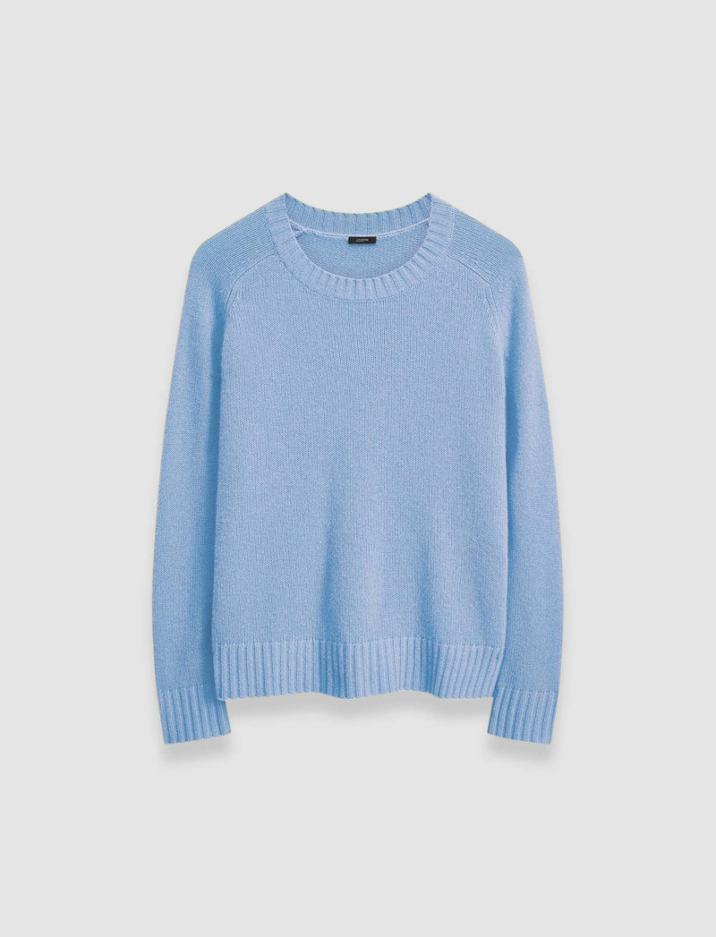 Open Cashmere Round Neck Jumper 1