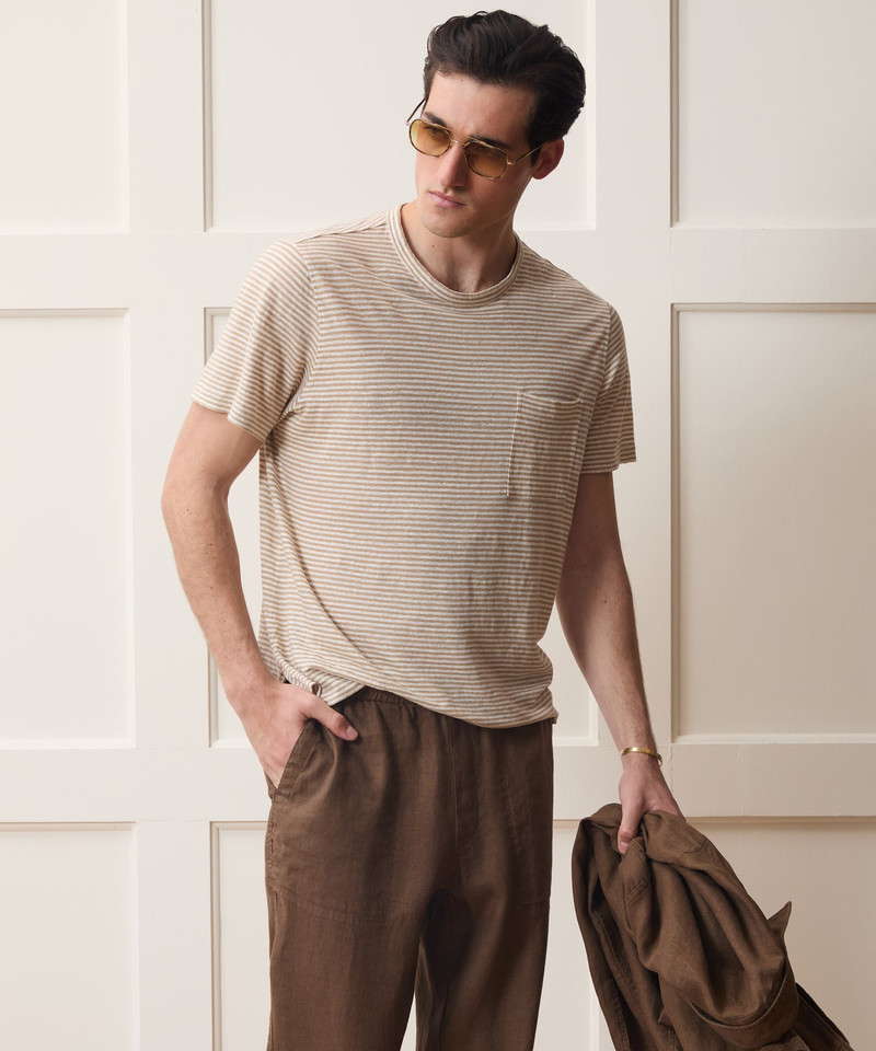 TODD SNYDER Linen Pocket Tee outlook