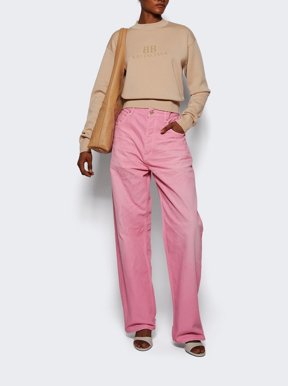 Cropped Sweater Ecru - 5