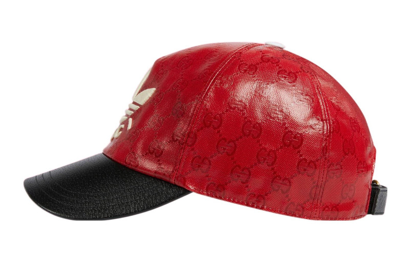 GUCCI Gucci X adidas GG Canvas Baseball 'Red Black' 724833-4HAUU-6477 outlook