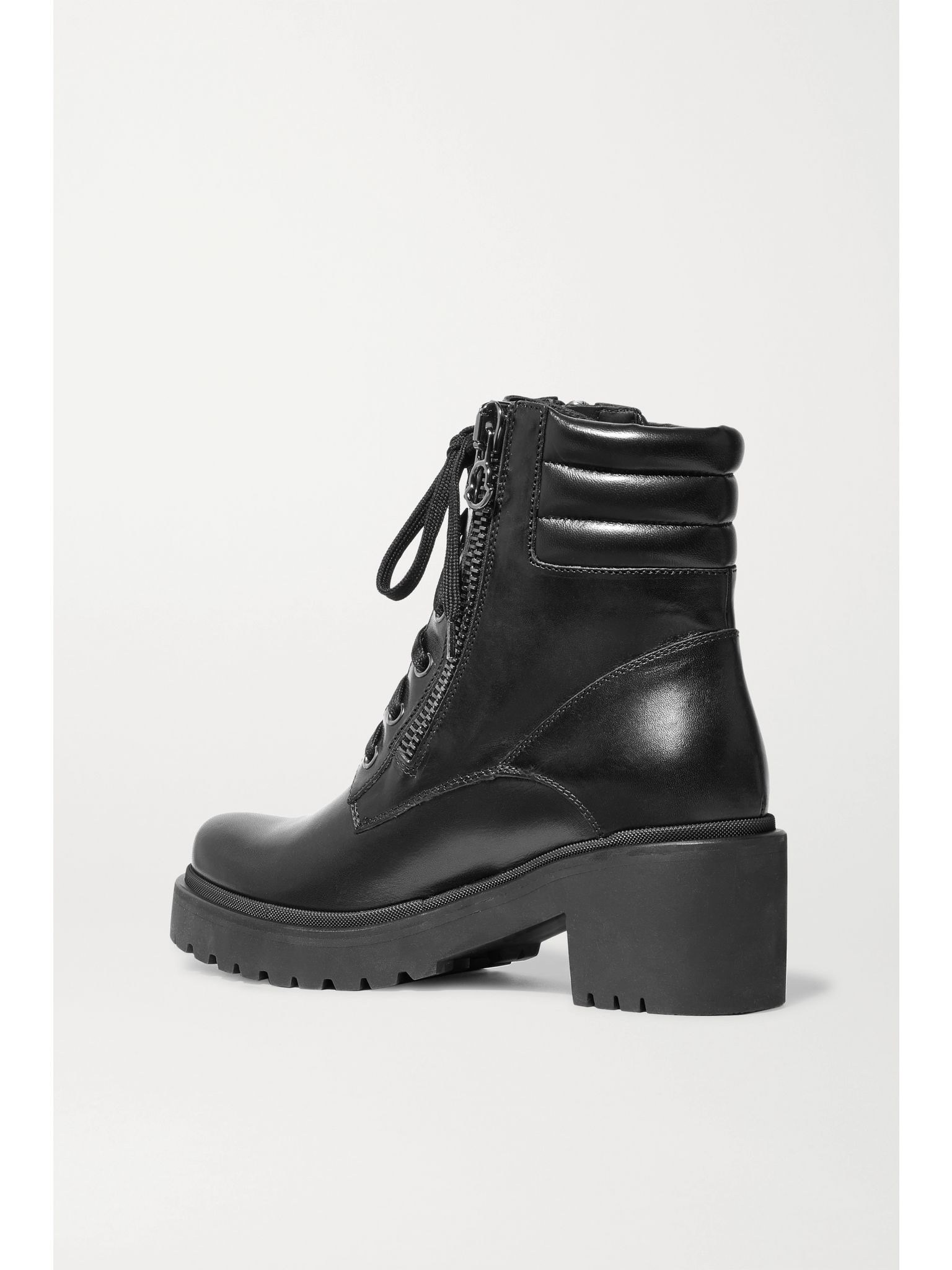Viviane leather ankle boots Black - 3
