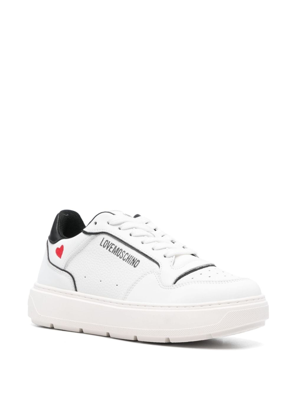 glitter-logo sneakers - 2