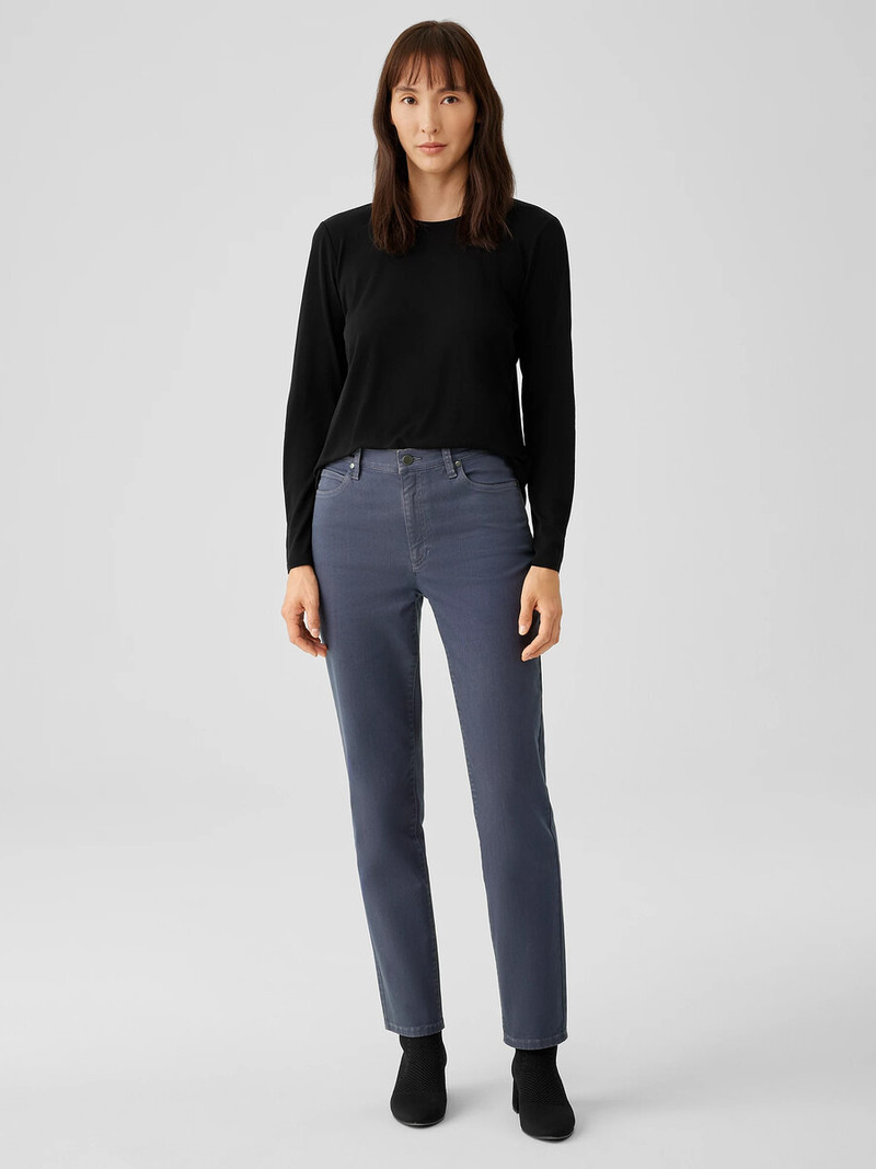 EILEEN FISHER Organic Cotton Denim Slim Jean outlook