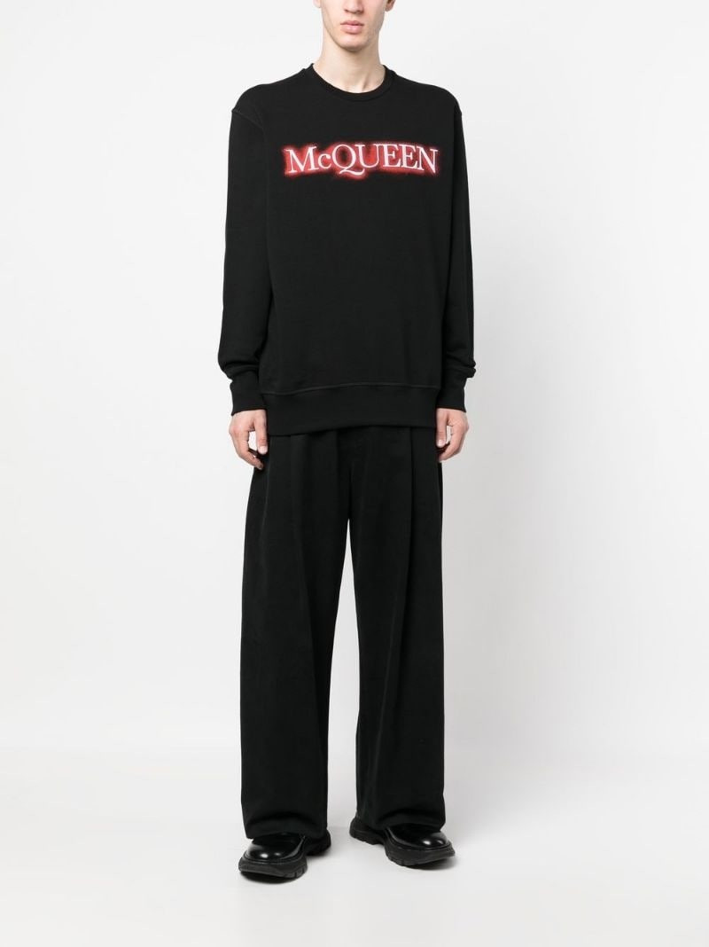 Alexander McQueen logo-print sweatshirt outlook
