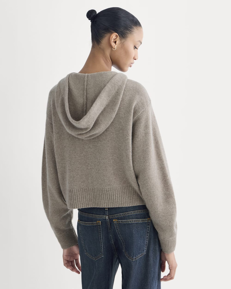 FULL-ZIP HOODIE IN WOOL CASHMERE 4