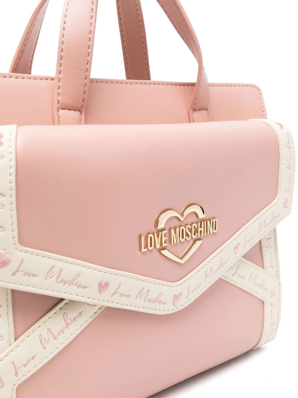 logo-print satchel bag - 4