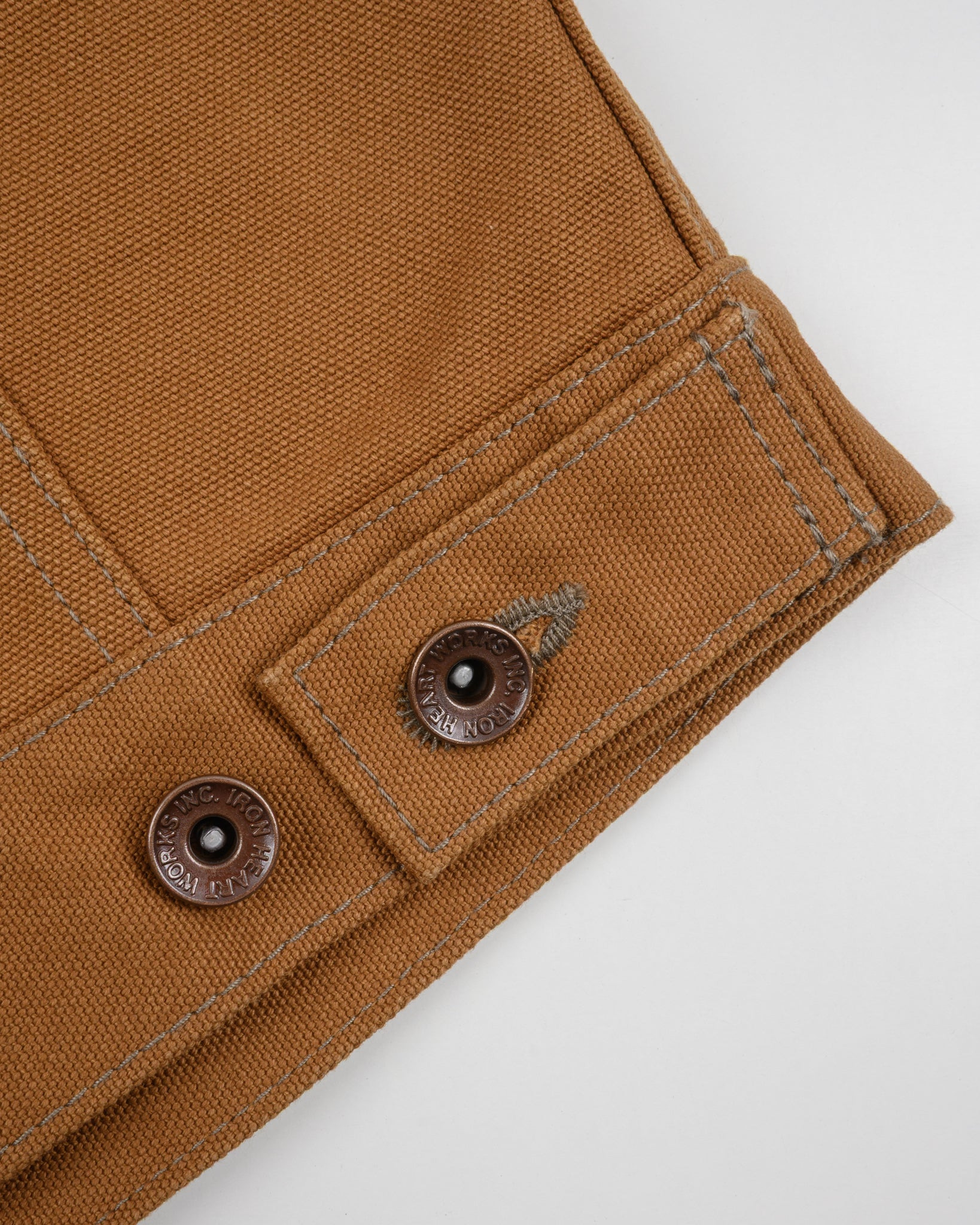 IH-2526V 17oz Duck Modified Type III Vest - Brown - 6