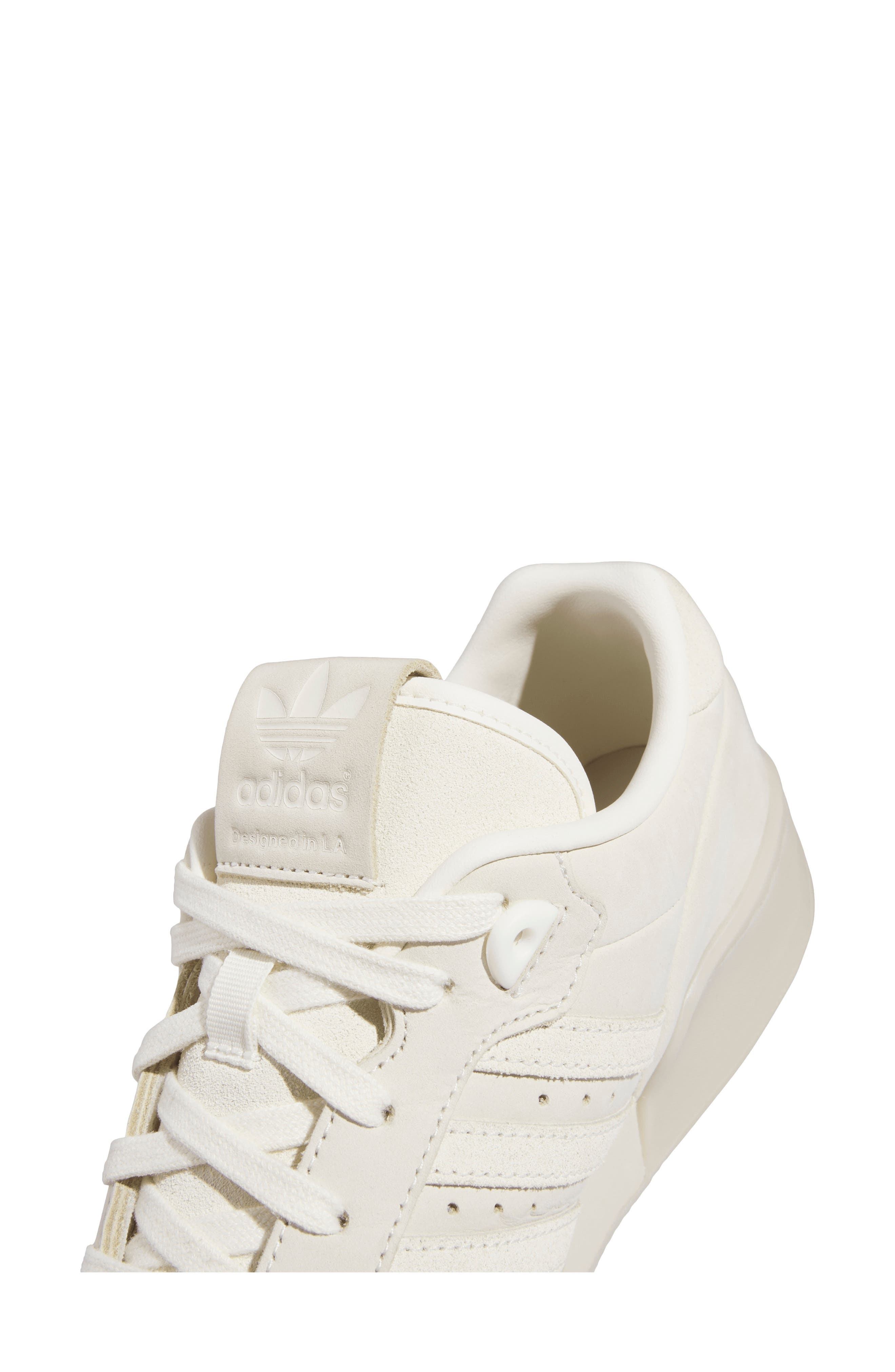 adidas Rivalry Lux Low Top Basketball Sneaker in Cream/cream/alumina at Nordstrom - 8