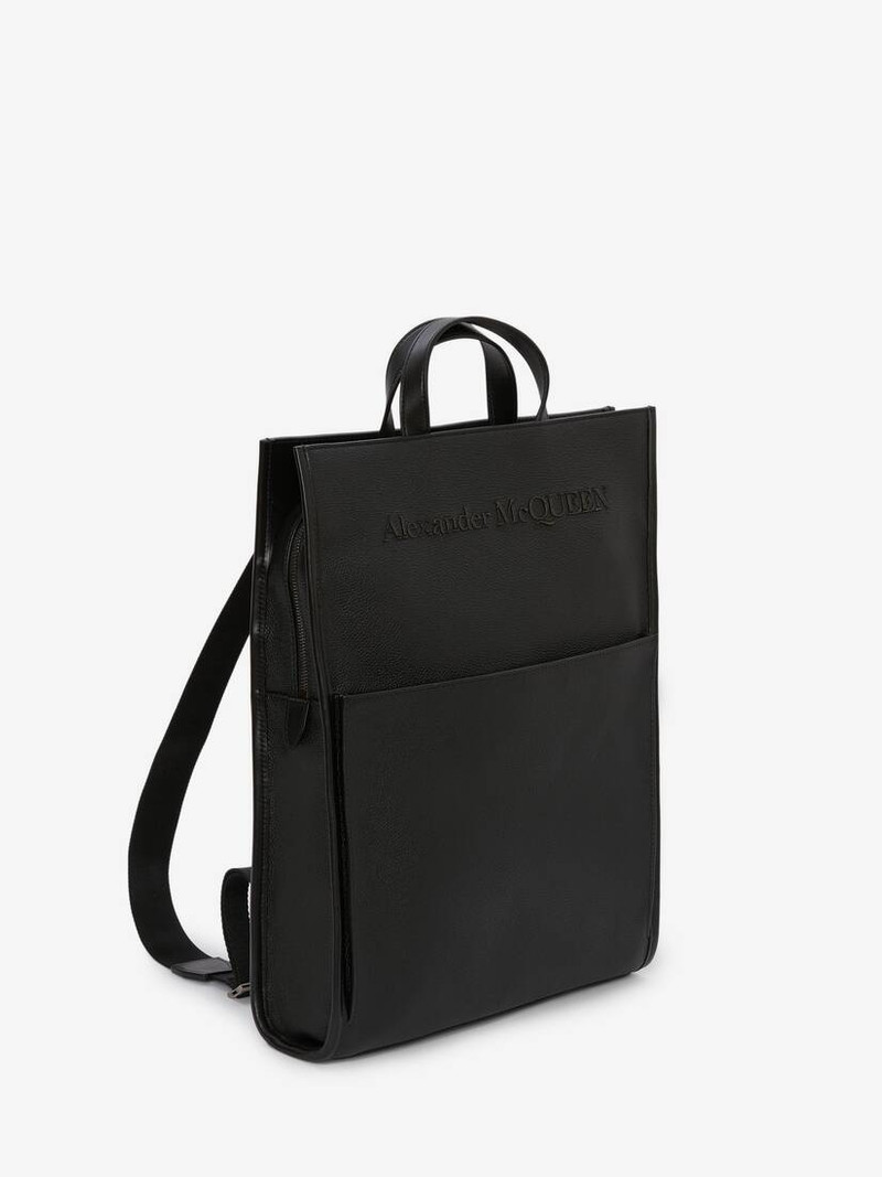 Alexander McQueen Edge Backpack in Black outlook