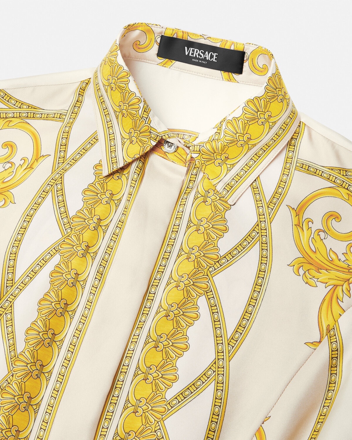 VERSACE La Coupe des Dieux Silk Shirt Dress | REVERSIBLE
