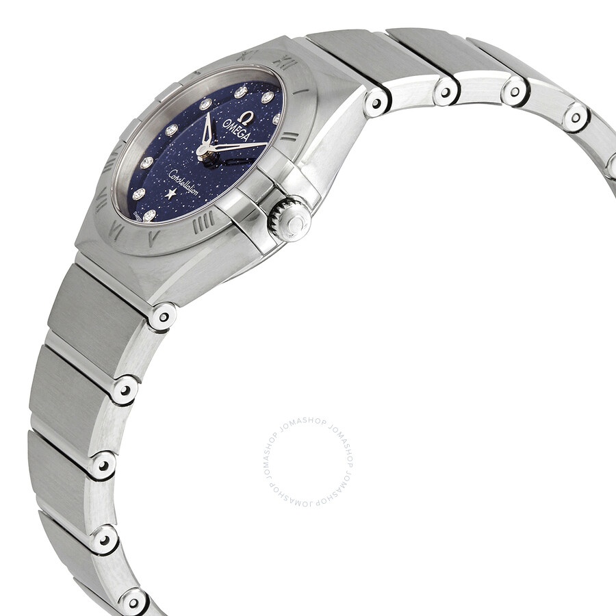 Omega Constellation Quartz Diamond Blue Dial Ladies Watch 131.10.25.60.53.001 - 2