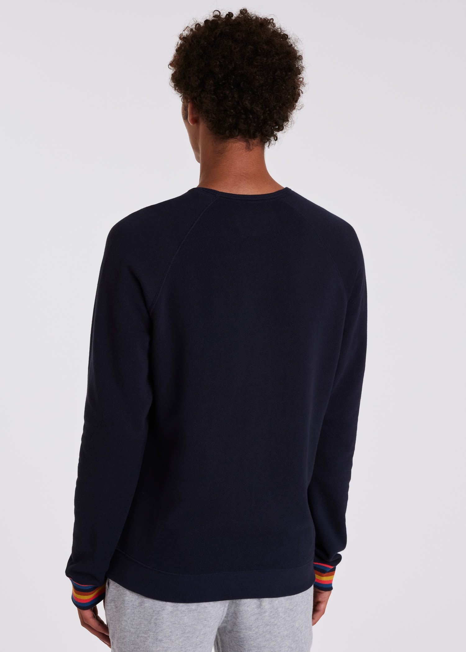 'Artist Stripe' Cuff Lounge Sweatshirt - 8