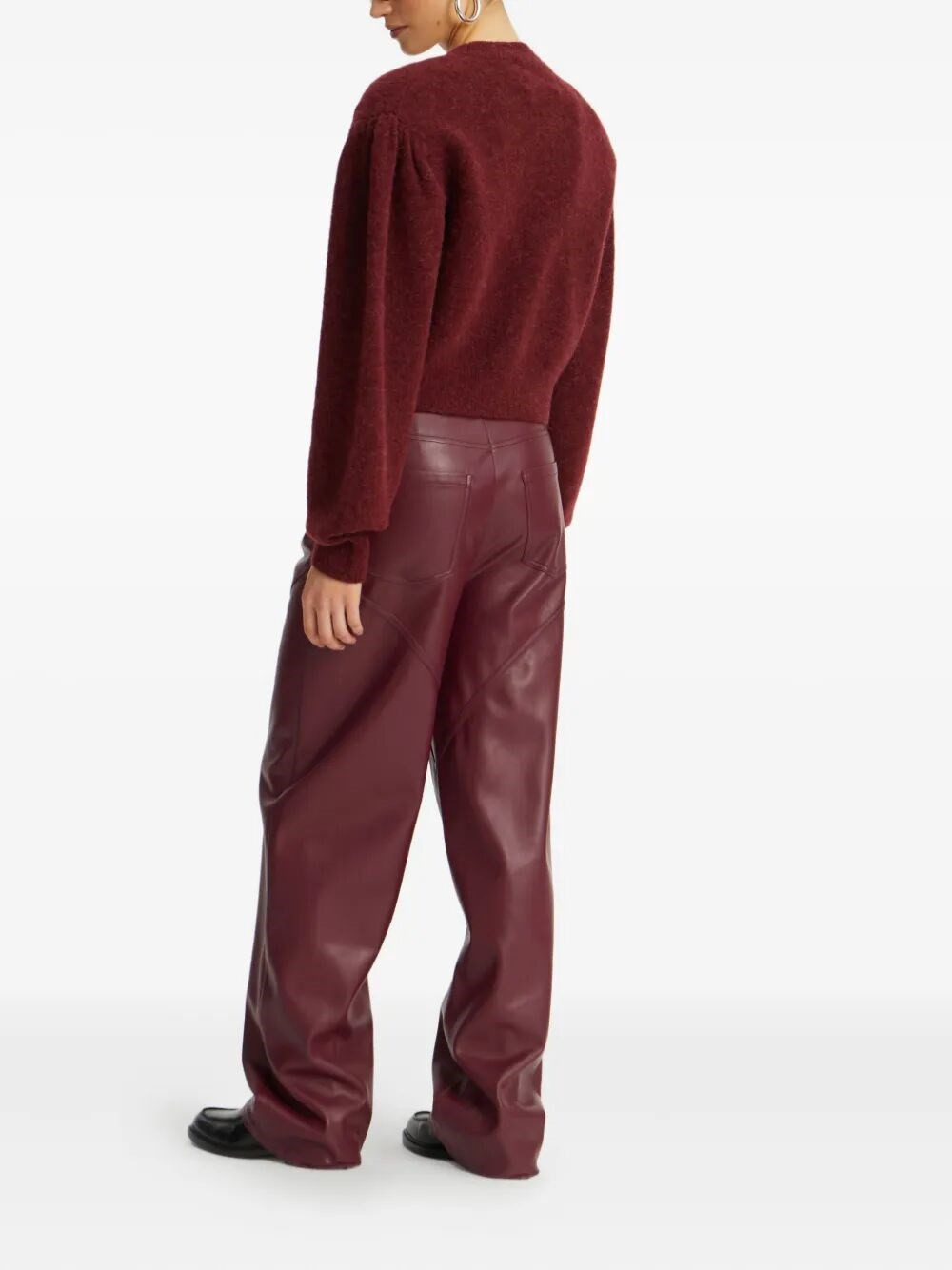 Mid Waisted Piping Pants - 3