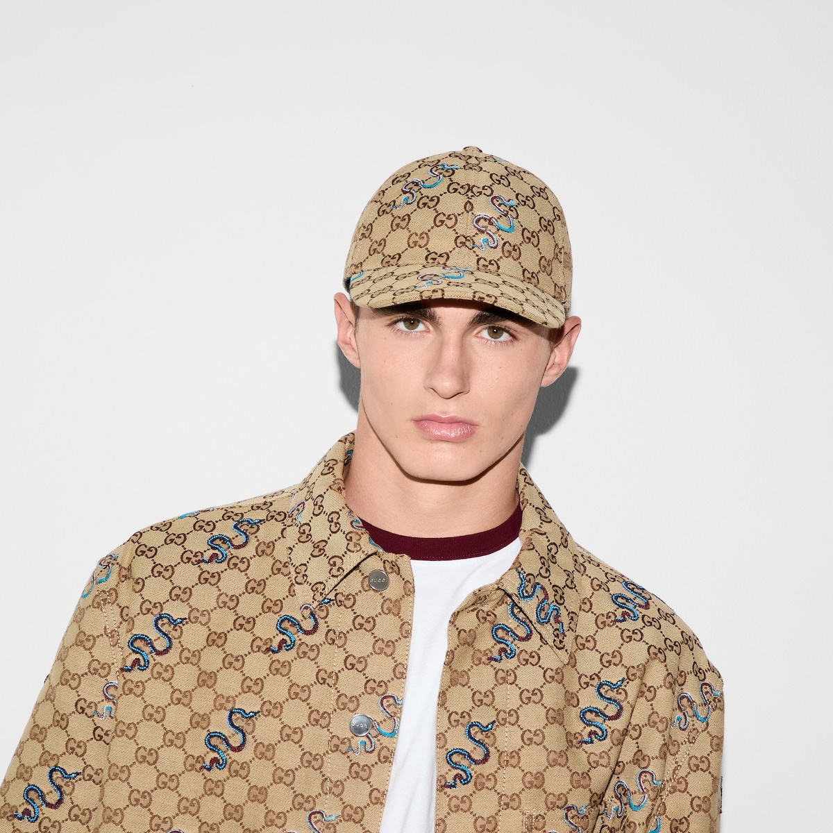Embroidered GG canvas baseball hat - 3