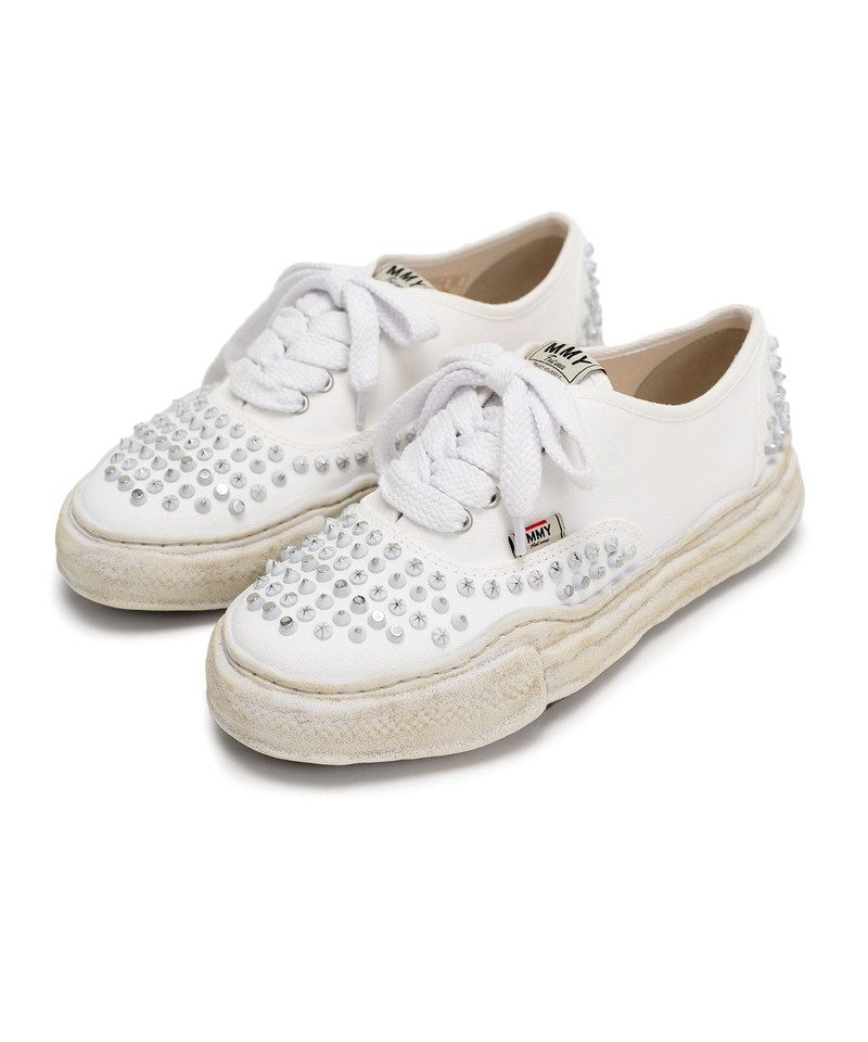 "BAKER" OG Sole Studded Canvas Low-top Sneaker 7