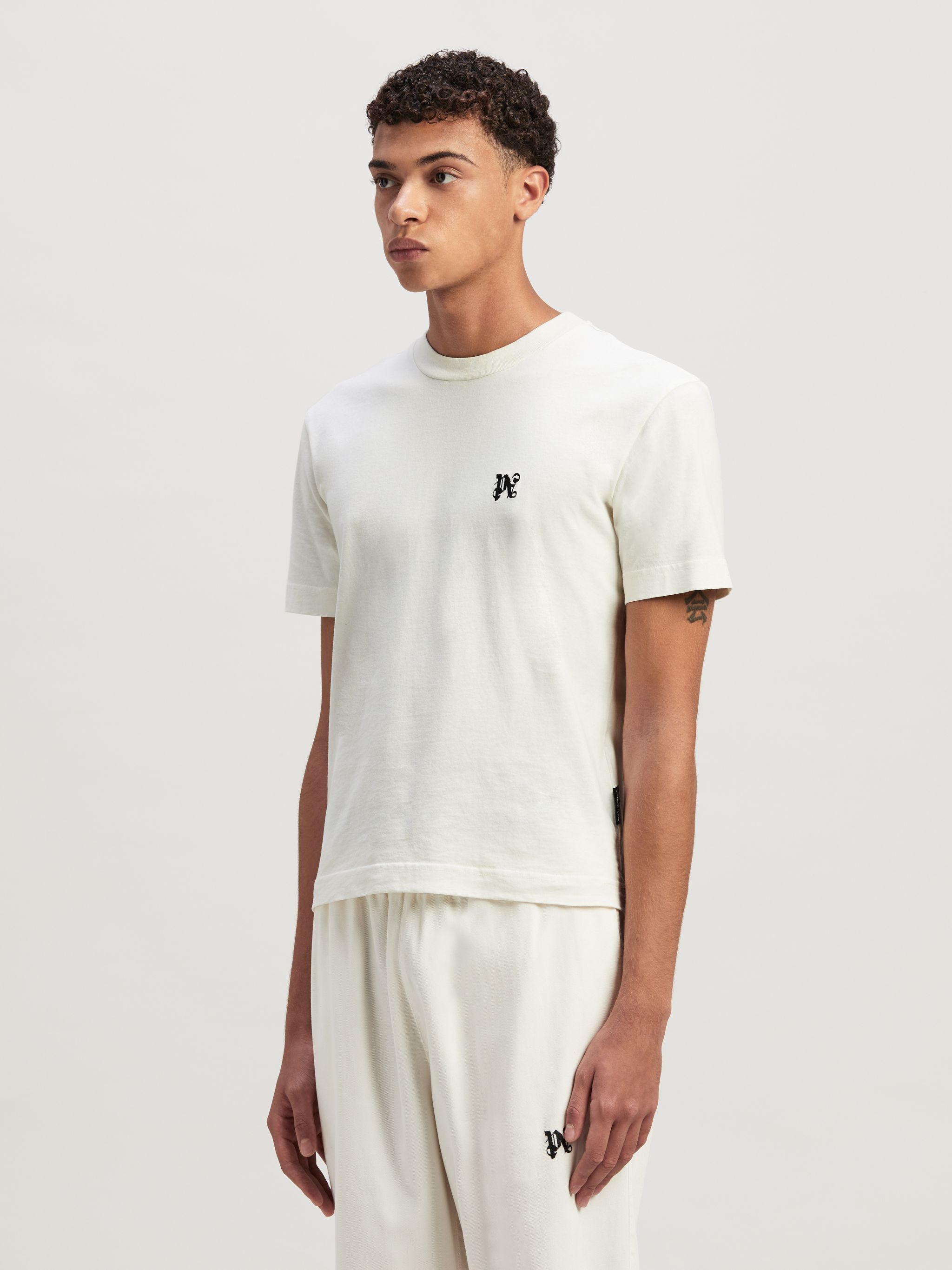 Tシャツ・カットソー Palm Angels PMAA093R24JER001 MONOGRAM TRIPACK T-shirt Palm Angels Monogram T-Shirt Tripack | REVERSIBLE