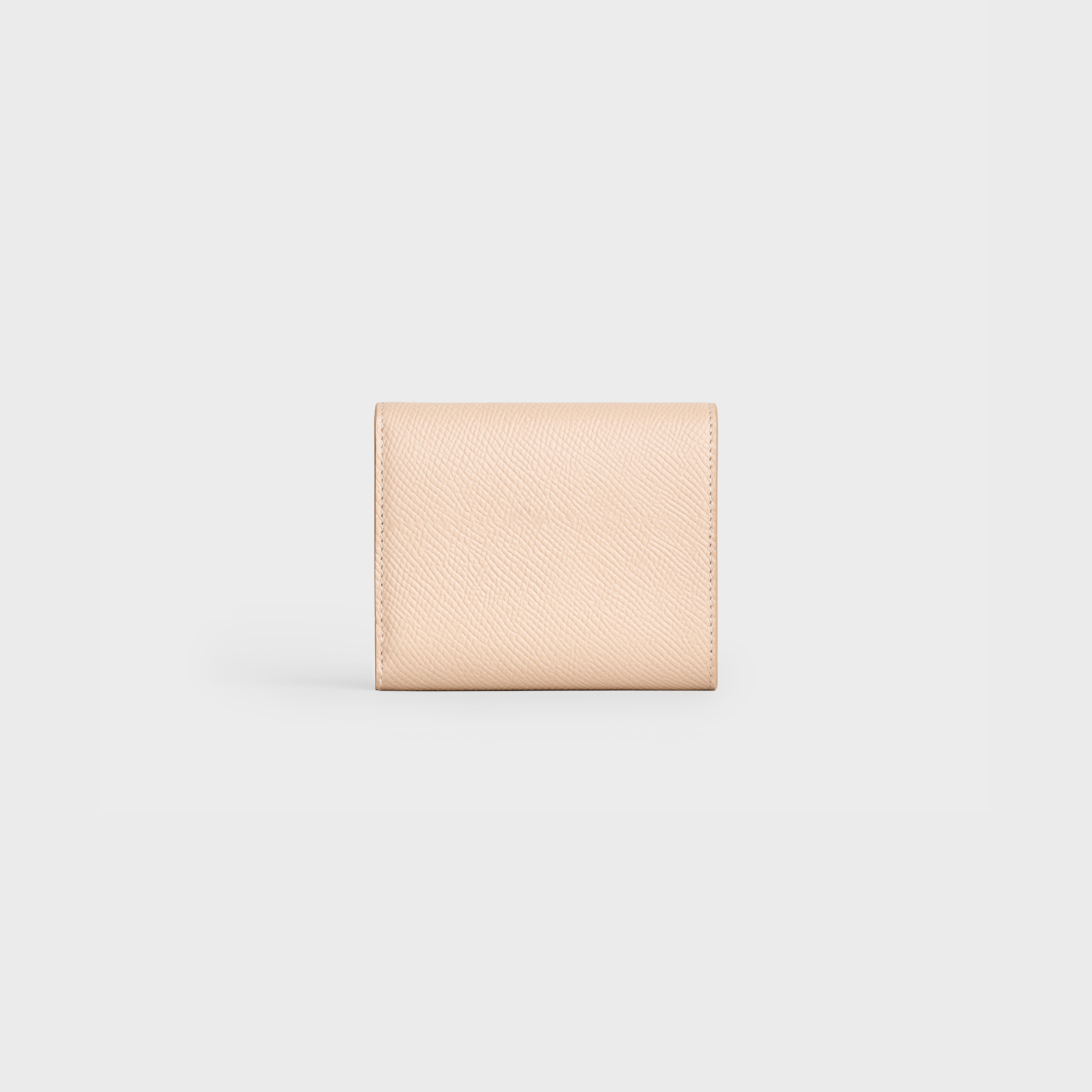 Small trifold wallet in Grained calfskin - 3