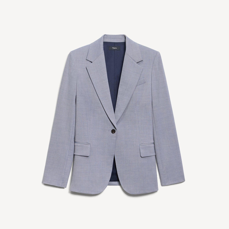 Lynnia Blazer in Wool Gabardine 1
