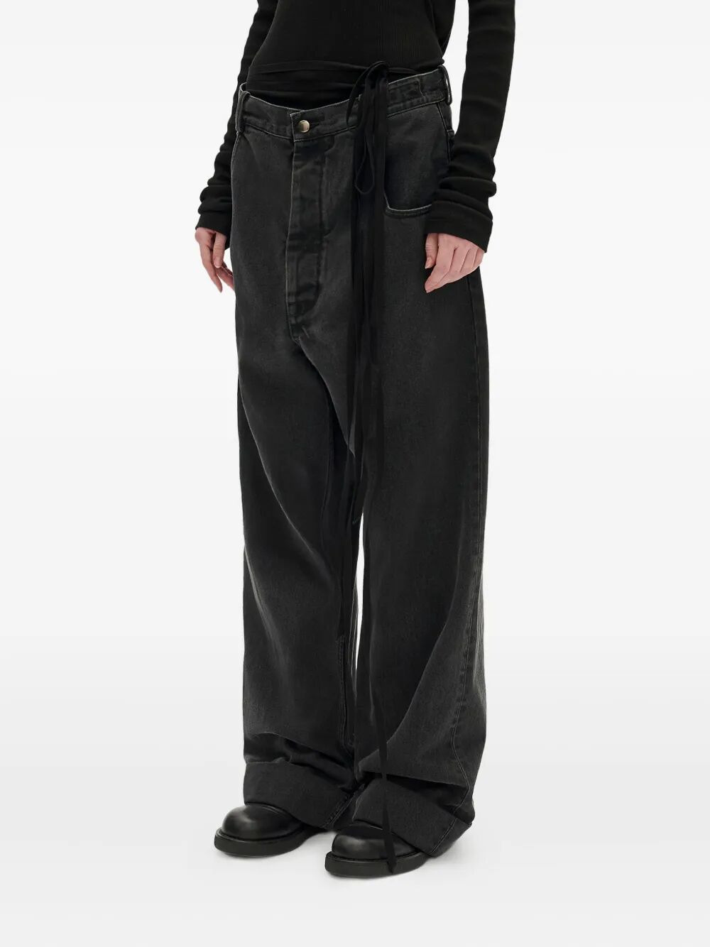 Ann Demeulemeester Women "Kristel" 5-Pockets High Comfort Trousers - 5