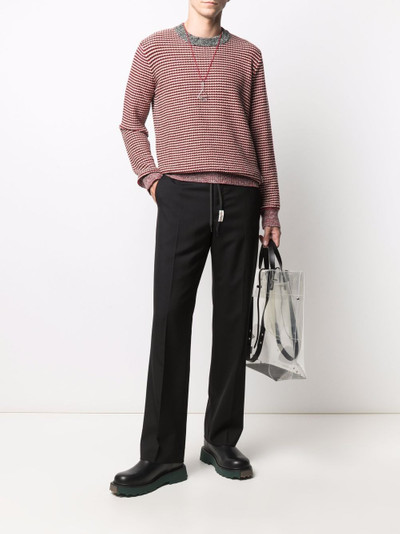 Marni striped knit jumper outlook