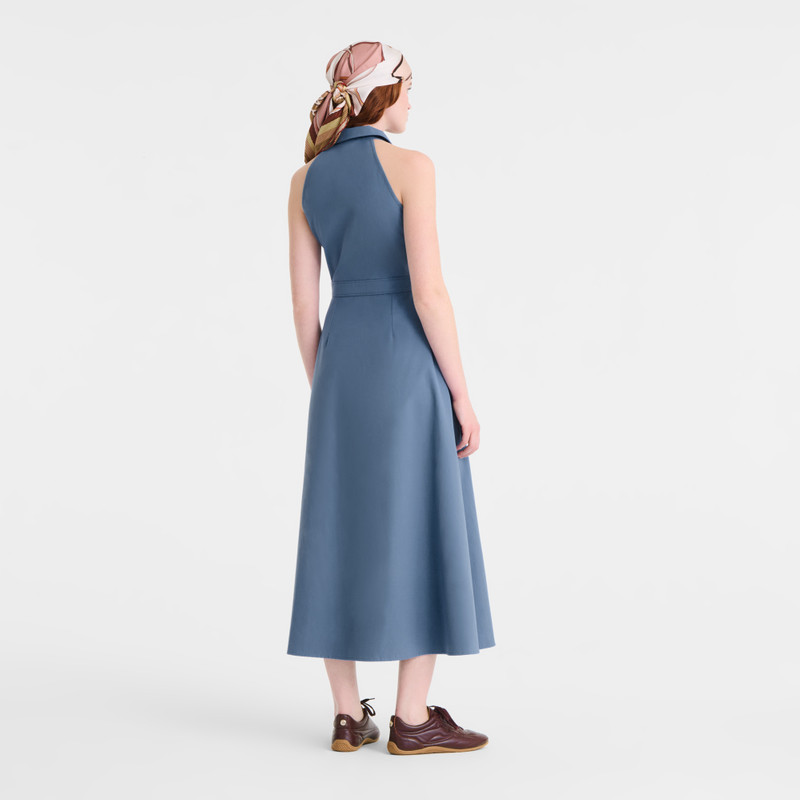 Long dress Slate - Popelin 3