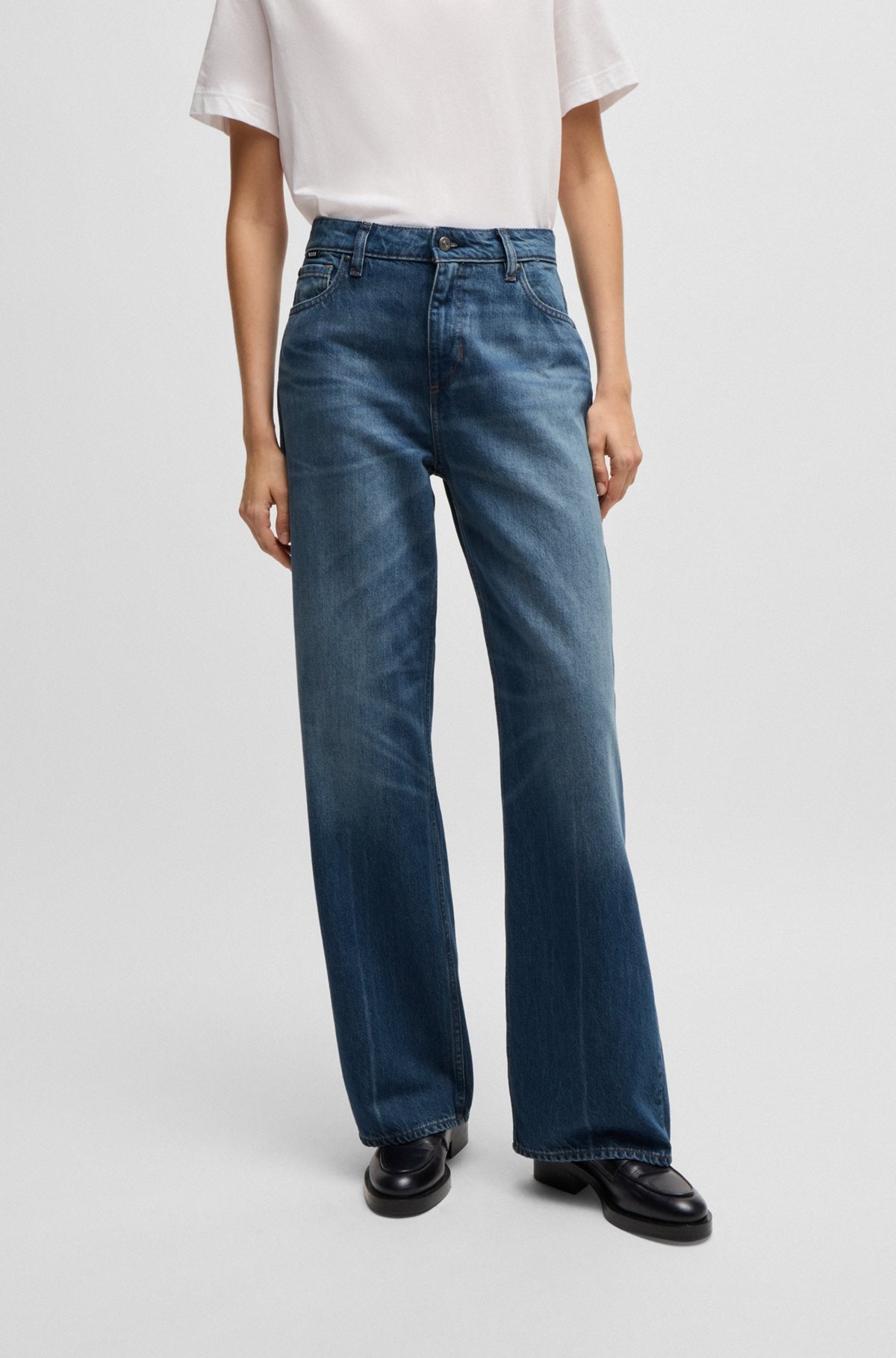 INDIGO JEANS IN DENIM - 2