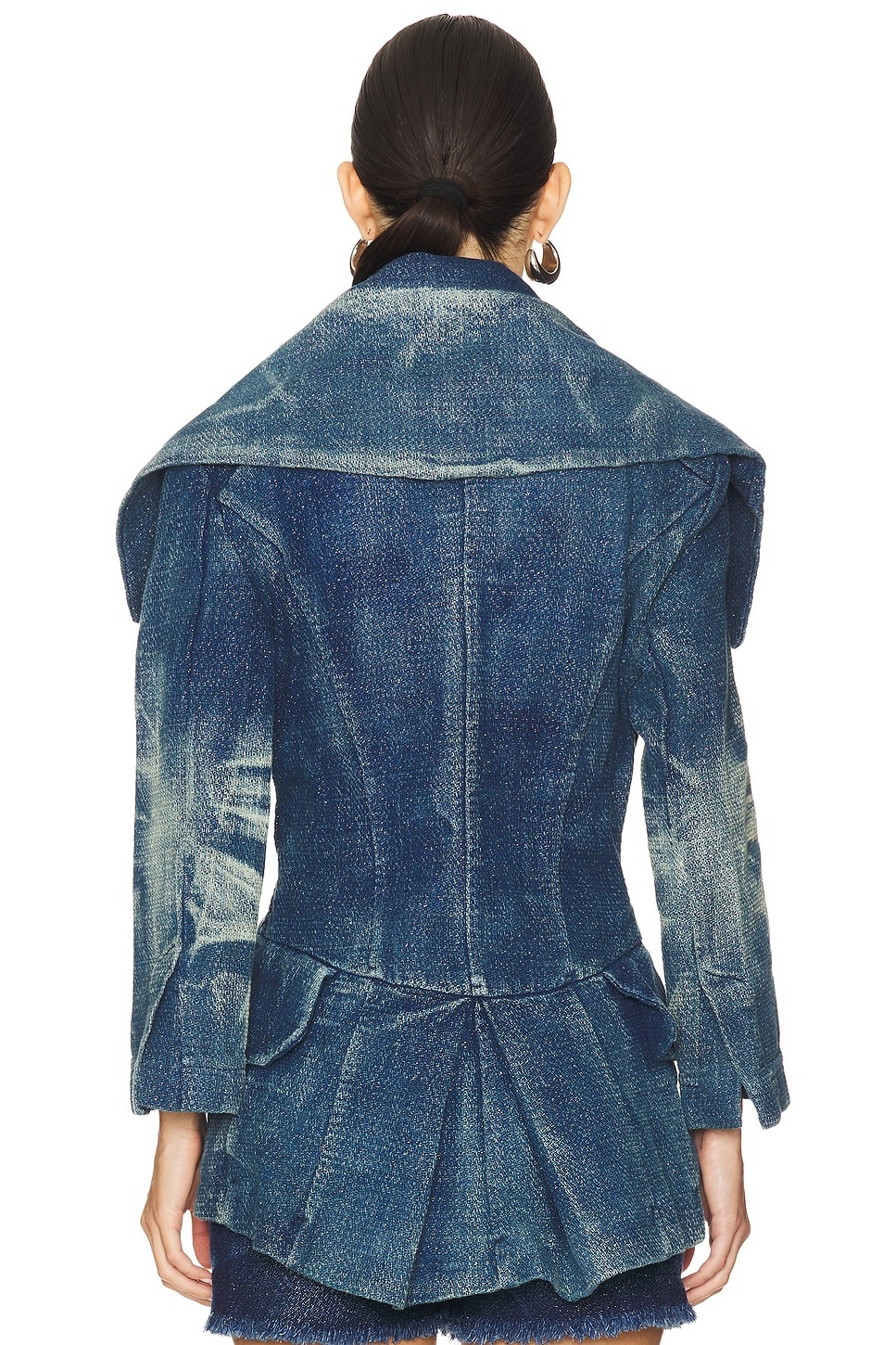 Oversized Collar Blazer - 3