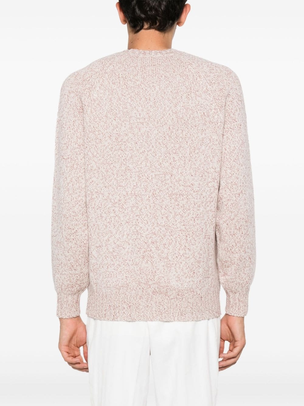 marl-knit cashmere jumper - 4