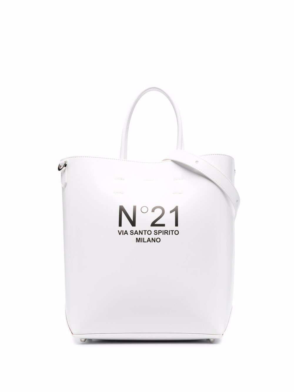 medium logo-print tote bag - 1