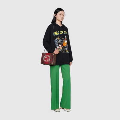 GUCCI Disney x Gucci Donald Duck hooded sweatshirt outlook