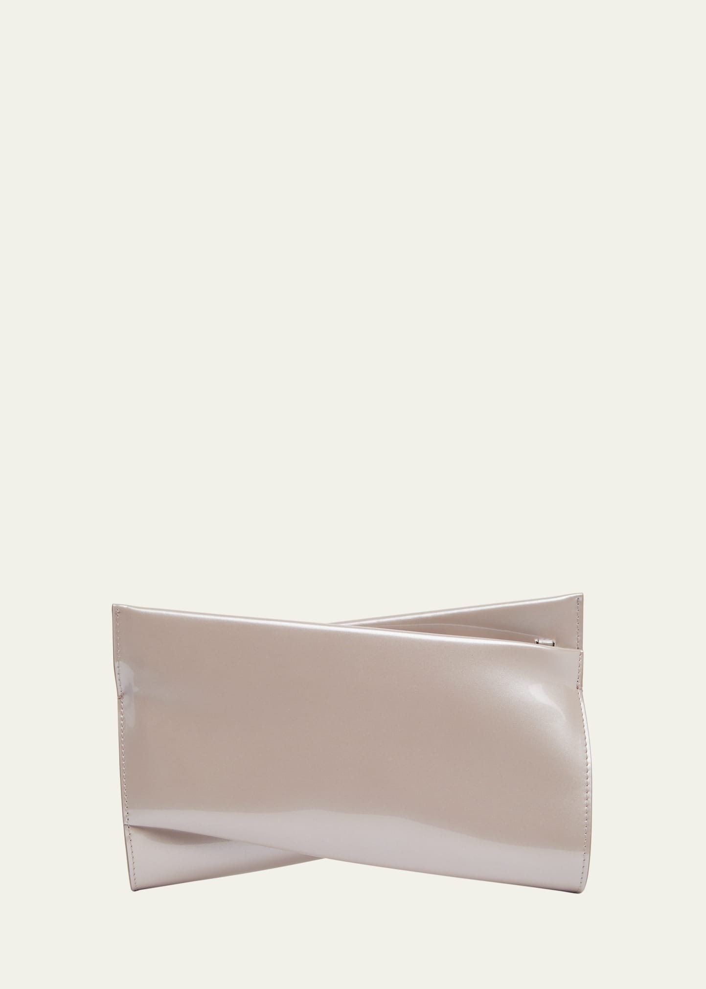 Loubitwist Small Patent Leather Clutch Bag - 1