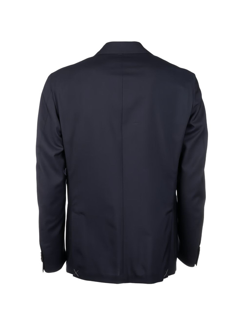 CORNELIANI notch-lapel single-breasted blazer outlook