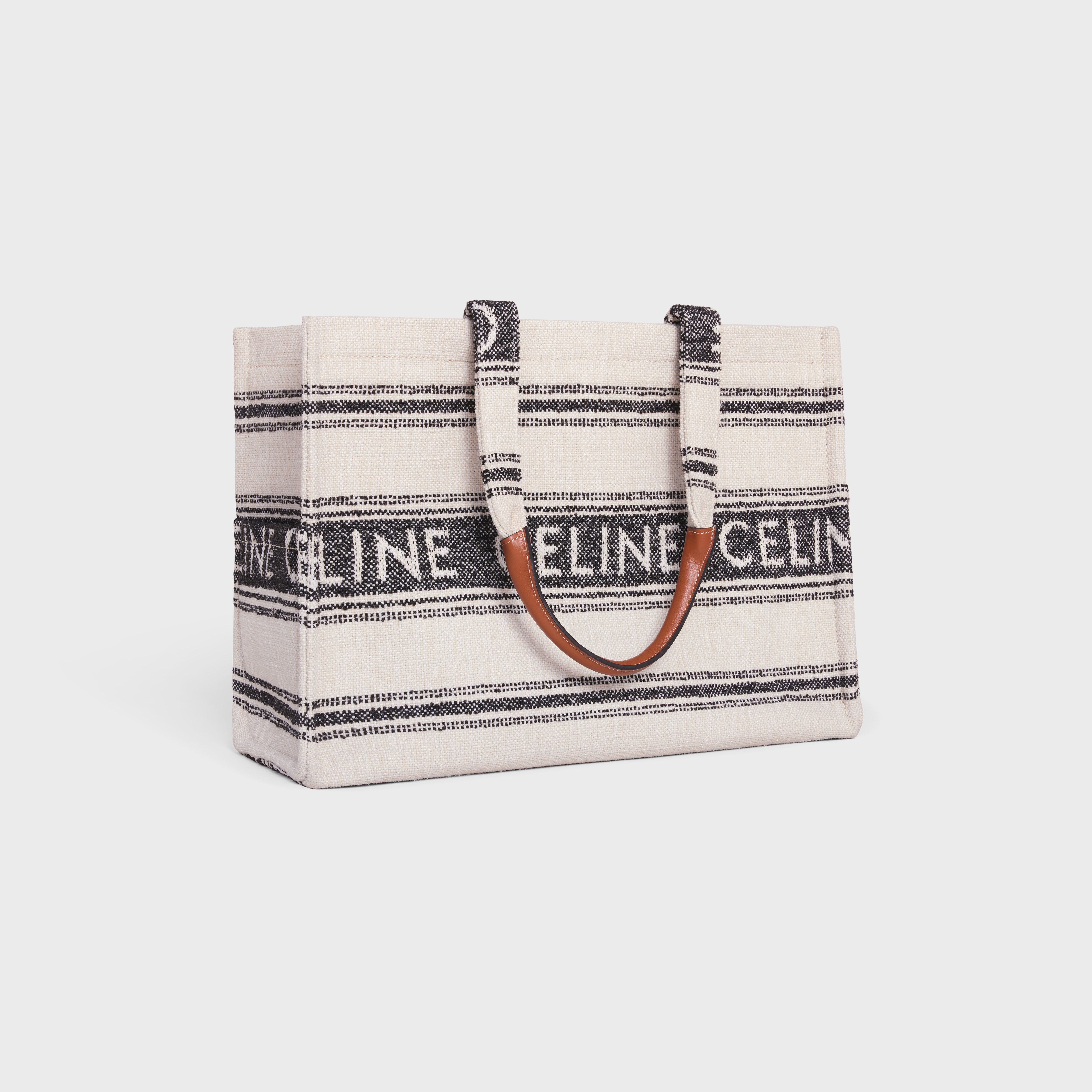 Large Cabas Thais in STRIPED TEXTILE WITH CELINE JACQUARD - 2