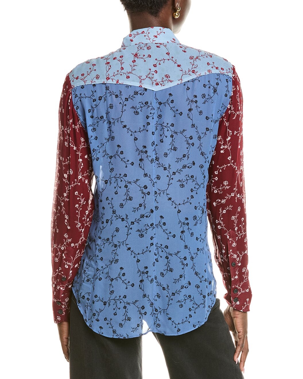 rag & bone Wyatt Patchwork Shirt - 2