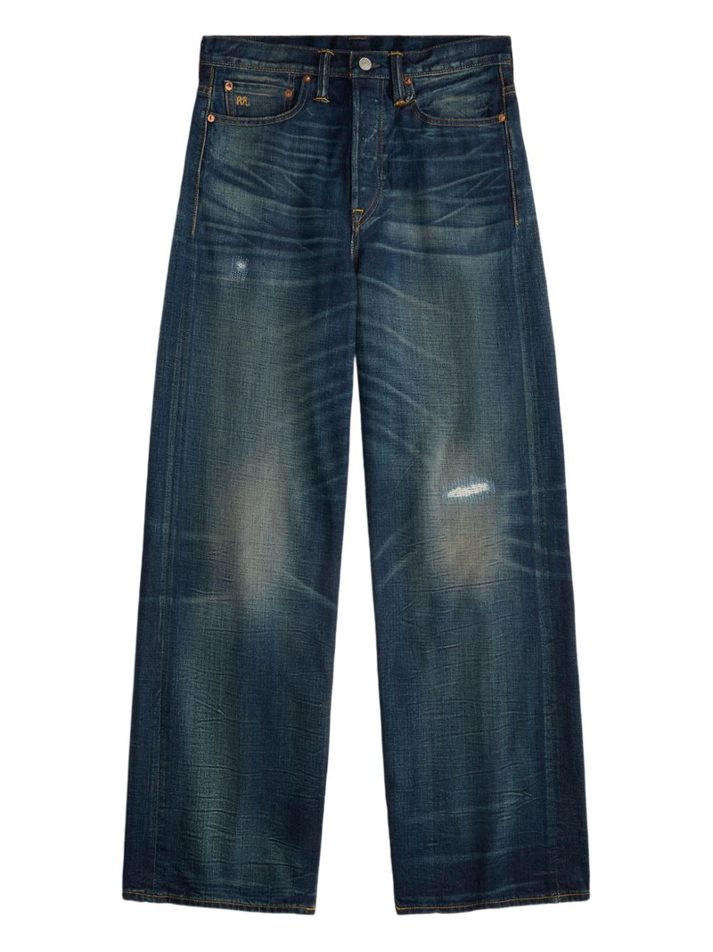 distressed-effect jeans 1