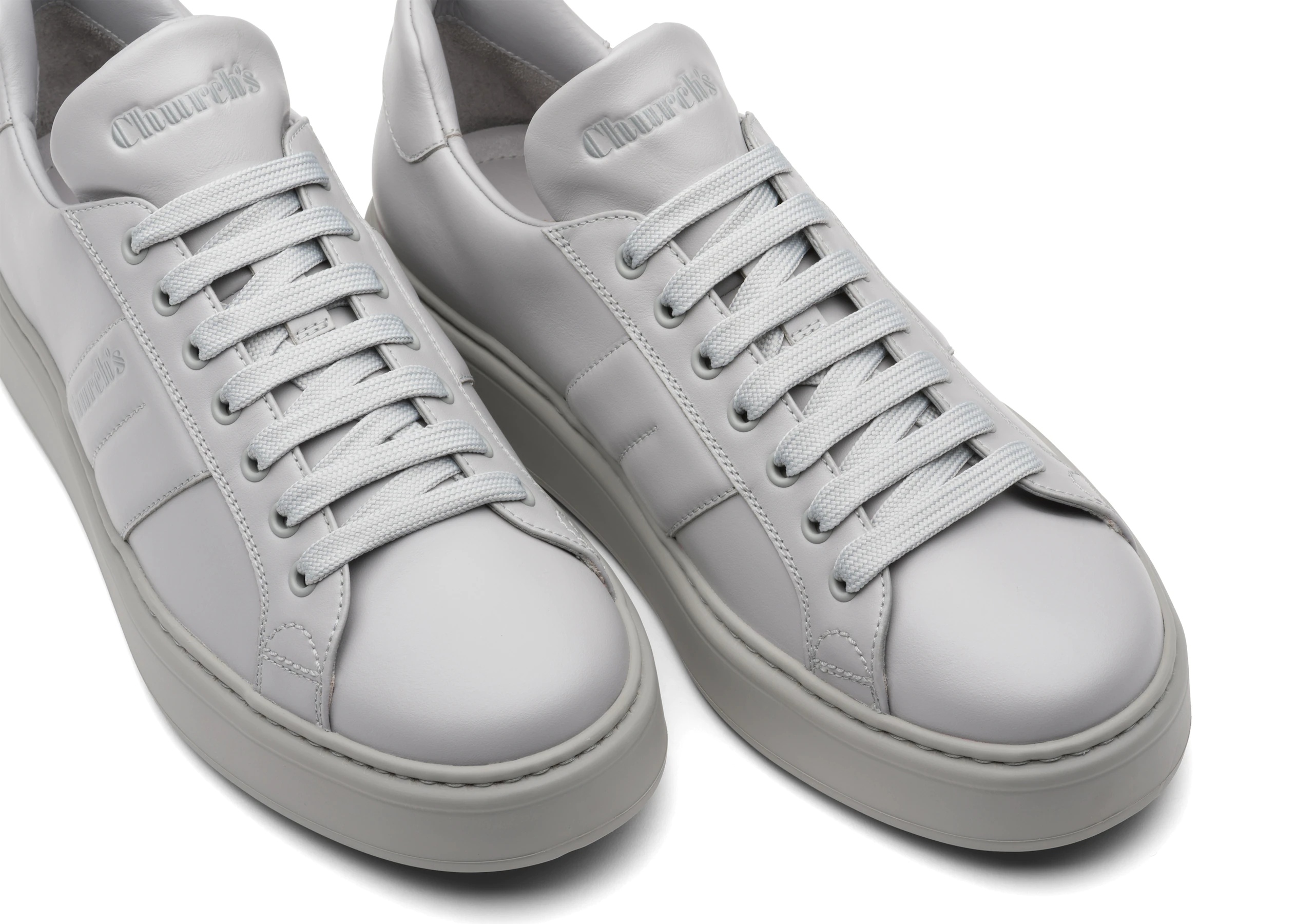 Mach 3
Calf Leather Classic Sneaker Light grey - 4
