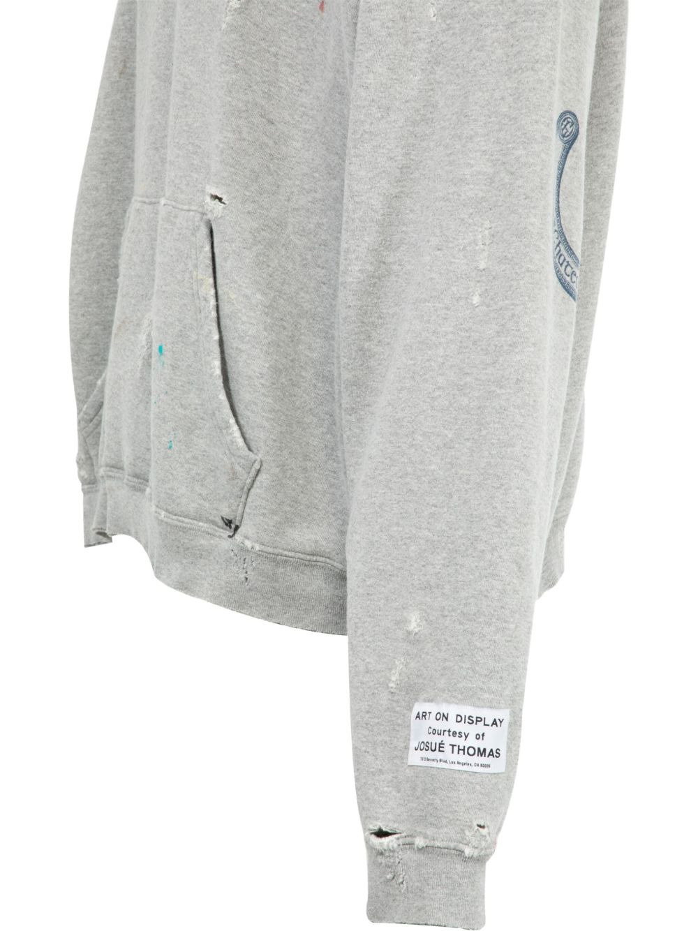 horseshoe-print hoodie - 3
