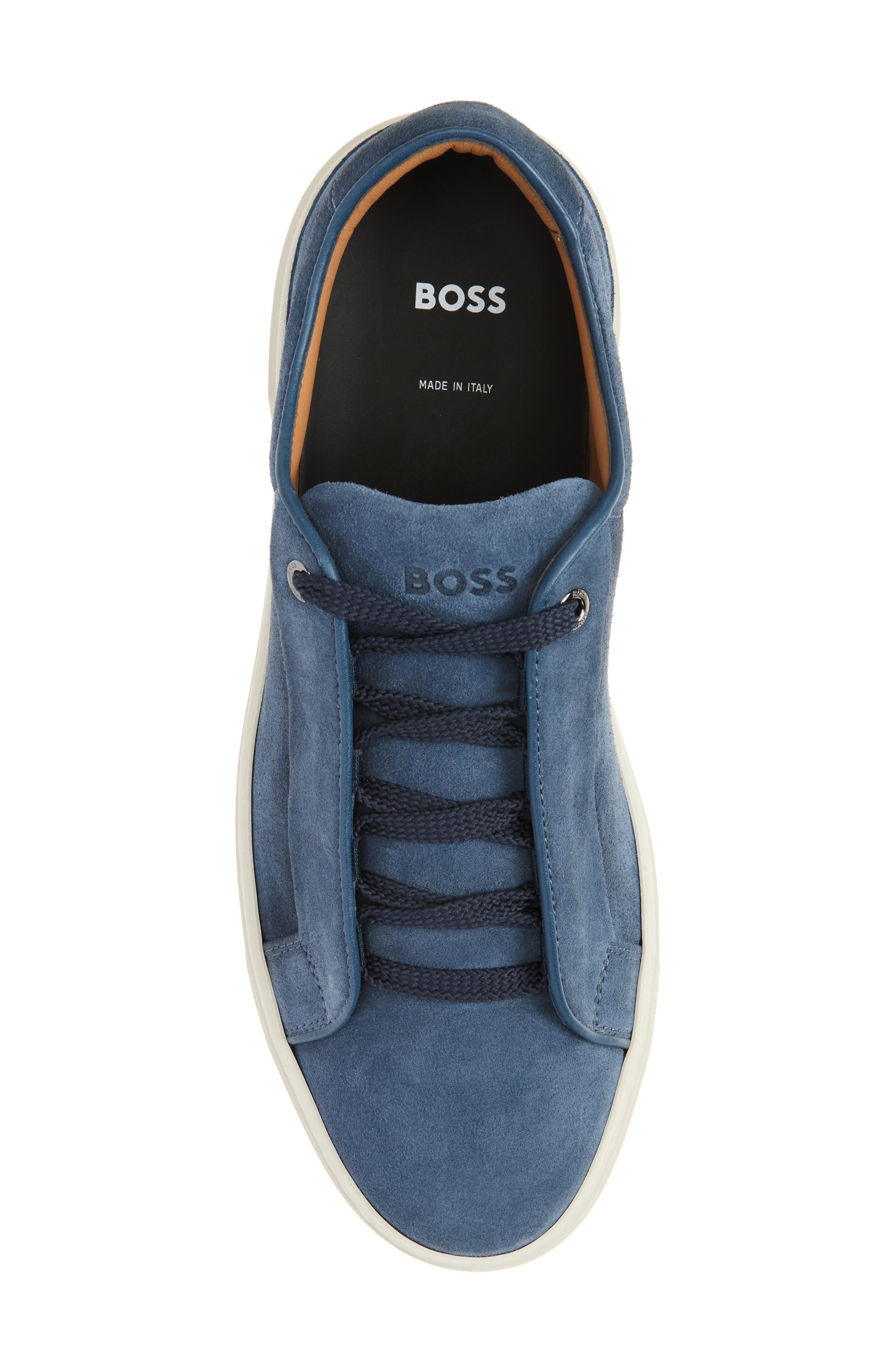 BOSS Gary Suede Sneaker in Bright Blue at Nordstrom - 5