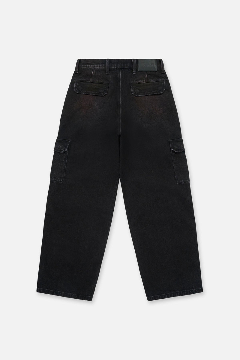 RYAN WIDE LEG CARPENTER JEAN | BLACK RED GLOW 2