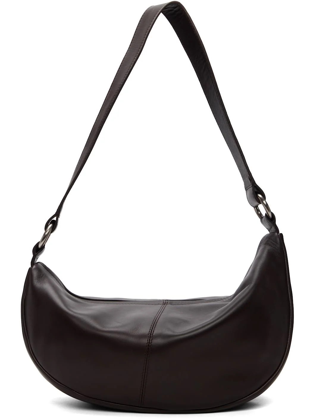 Brown Utility Crescent Bag - 1