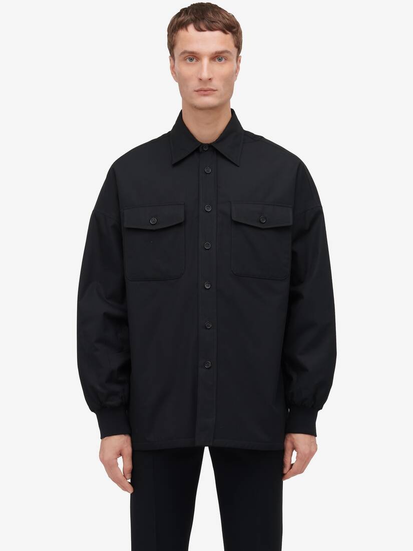 Men's Seal Logo Shirt in Black - 5