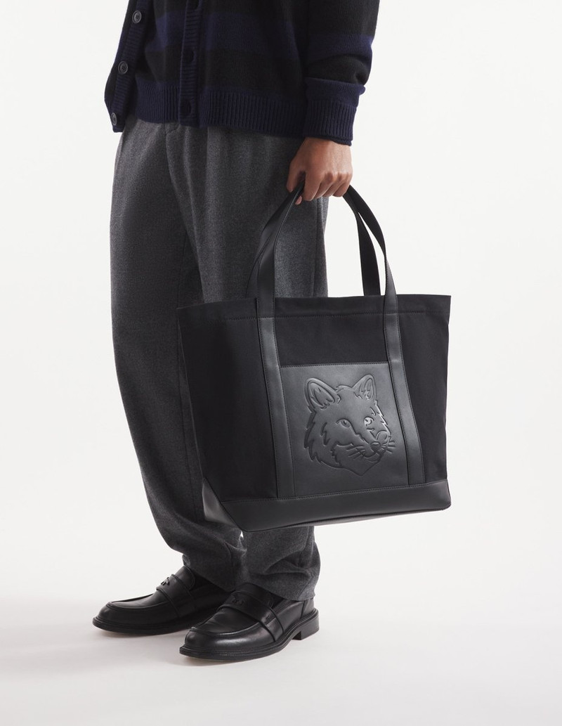 Maison Kitsuné FESTIVE FOX HEAD LARGE TOTE outlook