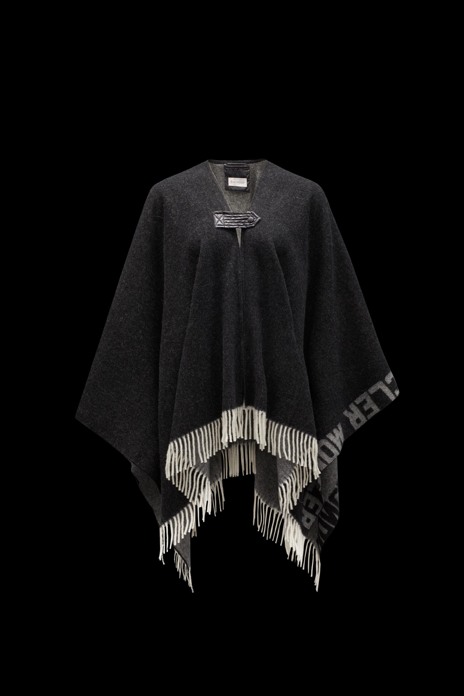 Wool Poncho Coat - 1